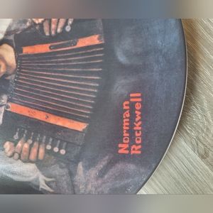 Vintage limited edition collectable Norman Rockwell "the music maker" plate